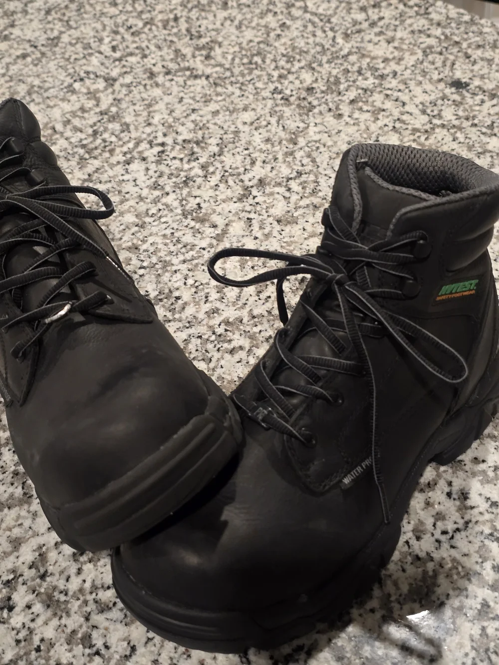 HyTest Black Waterproof Safety Boots